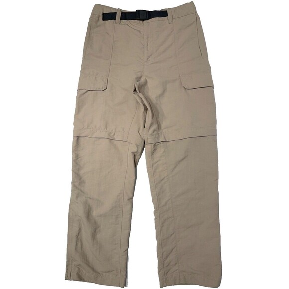 The North Face Nylon Convertible Cargo Hiking Pants Shorts Khaki Men's M (A2) - Picture 2 of 15